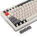 Клавиатура проводная + беспроводная 8BitDo Retro Mechanical Keyboard - N Edition цвет серый