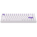Клавиатура проводная AULA HERO84 HE цвет белый