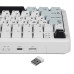 Клавиатура проводная + беспроводная AULA F108 PRO цвет белый