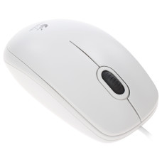 Мышь проводная Logitech B100 [910-003360] белый